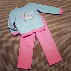 Girls casual 2 piece sweat set